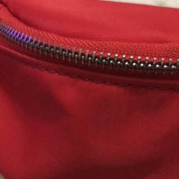 L.A Express Red Satin Fanny Pack, see pictures for description - Picture 5 of 5
